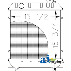 NH2412    Radiator---Replaces 86402723